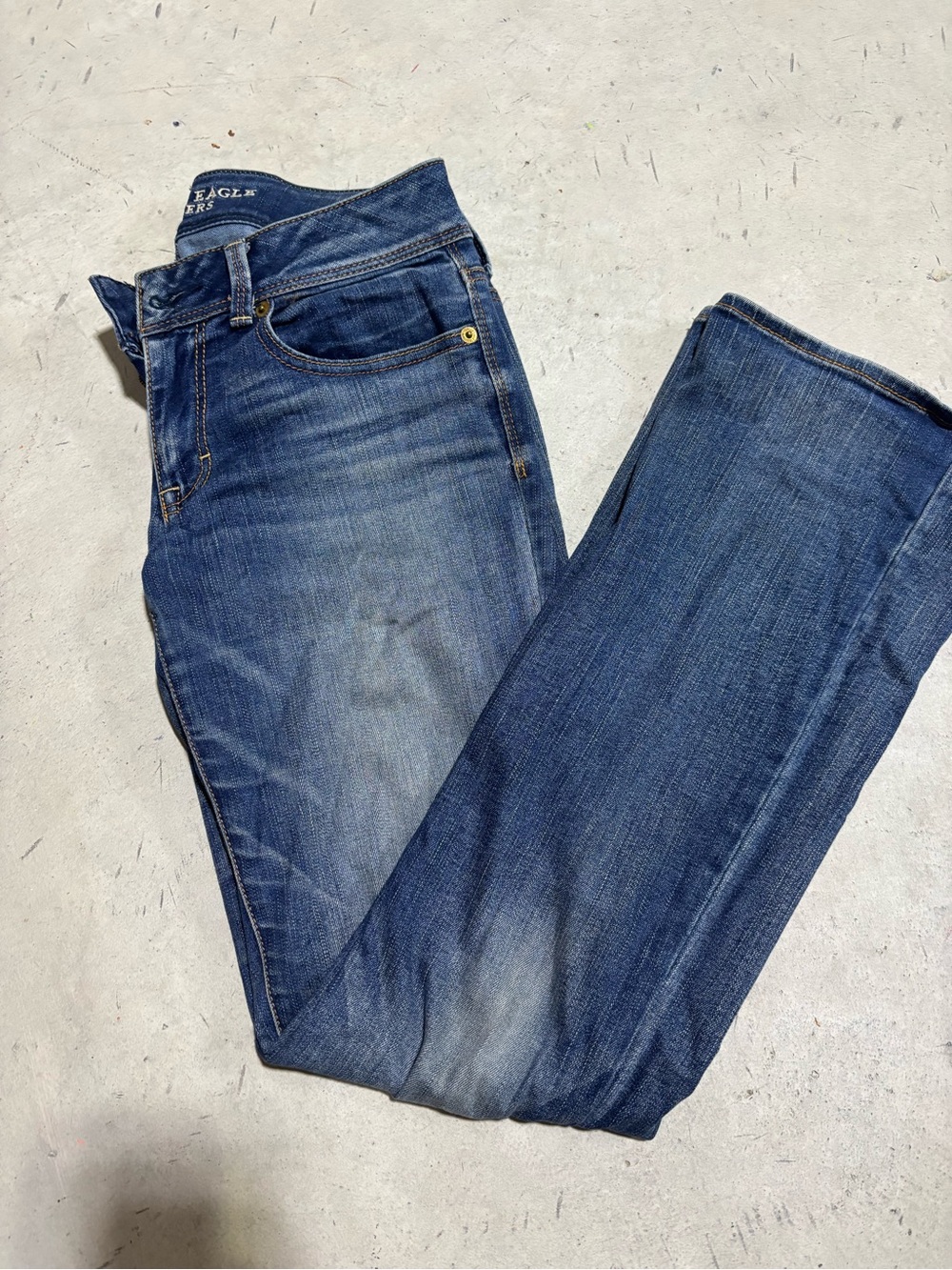 American Eagle Outfitters Women's Blue Boot Cut Jeans